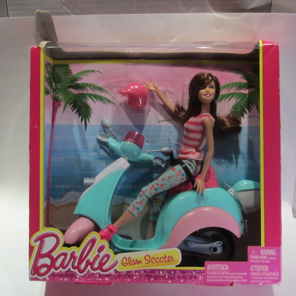 Barbie Glam Scooter 2013 Toy Play Set - New in Box (Box Damage) - Picture 1 of 14